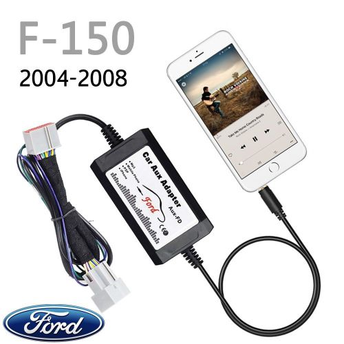 Auxiliary input audio interface ipod iphone mp3 aux-in for ford f-150 2004-2008