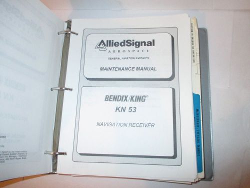 Bendix king kn 53 navigator maintenance manual avionics aircraft