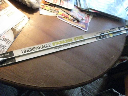 Vintage unbreakable stainless steel am/fm solid car radio replacement rod mip