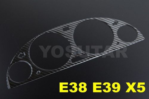 X1 genuine carbon dashboard instrument gauge trim  bmw 5 7 series e38 e39 e53 x5