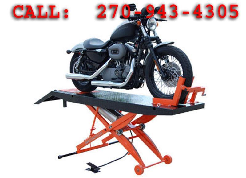 Titan 1000 lb xl motorcycle lift with vise and extensions included