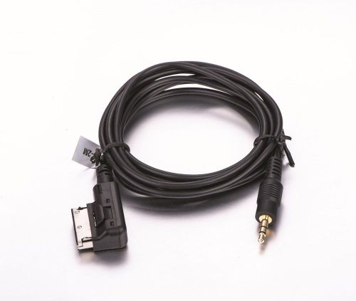 A4a us shipping aux cable for audi 3.5mm mp3 ami connector for ipod iphone