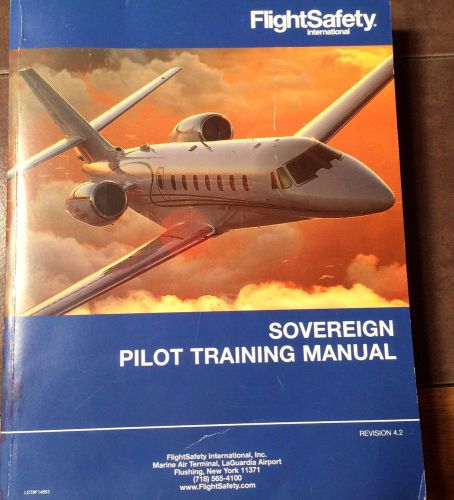 Cessna citation sovereign pilot training manual