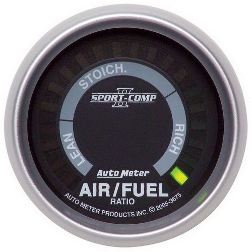 Auto meter 3675 sport-comp ii; electric air fuel ratio gauge