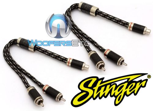 Stinger si92ym 1-female 2-male 9000 cable cross section y rca interconnect wires