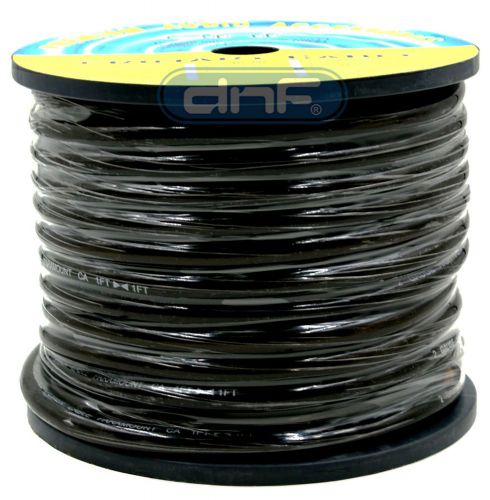 2 gauge 100% ofc black see through power cable 100 feet- free same day shipping!