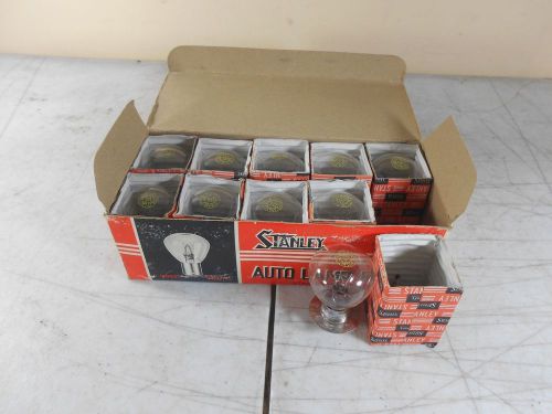 Lot of 10 vtg nos stanley 6v25/25w auto lamp bulbs a5655k in original box (4)