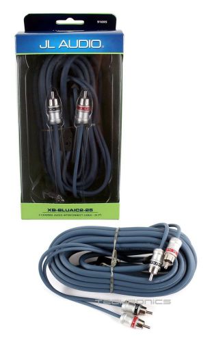 Jl audio xb-bluaic2-25 oxygen free 25 ft 2 channel twisted inter connect cable
