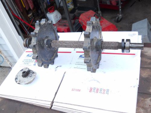 Skidoo 1980 5500 snowmobile parts: track drive shaft assembly