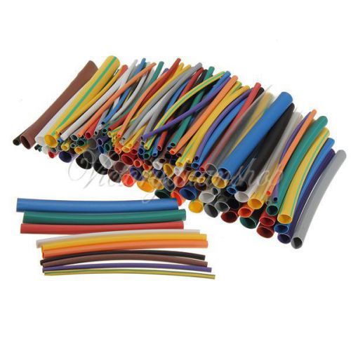 New 144pcs 12-color 6-size(1-6mm) 2:1 heat shrink tubing sleeving wire cable kit