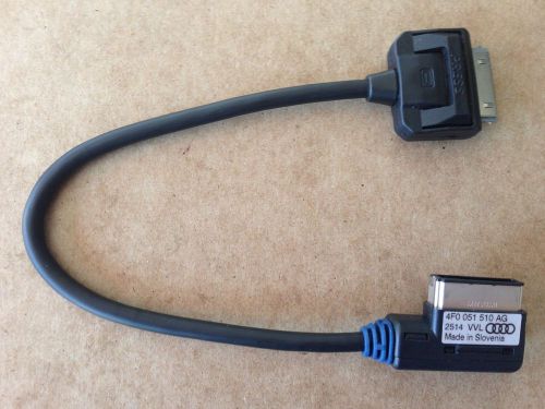 Audi music interface ami iphone/ipod cable mdi adapter charger 4f0051510ag