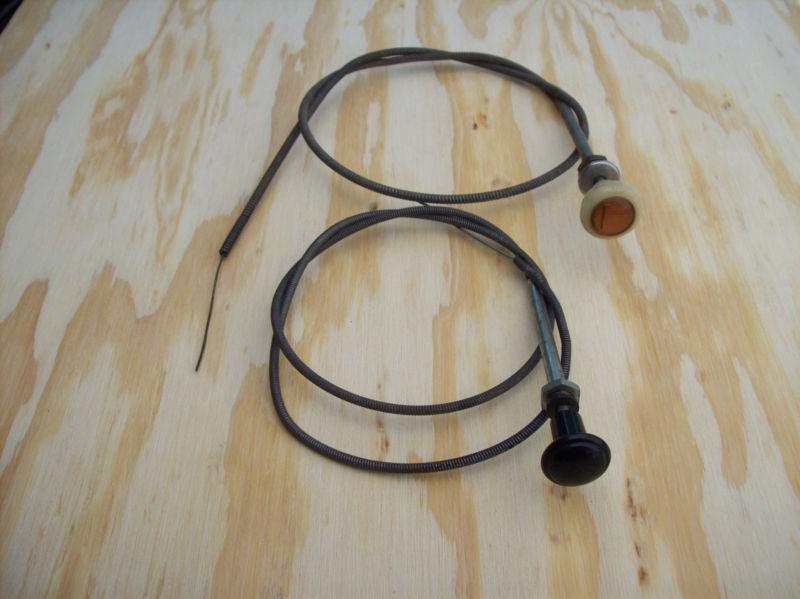 1941-1946 chevrolet choke/throttle cables