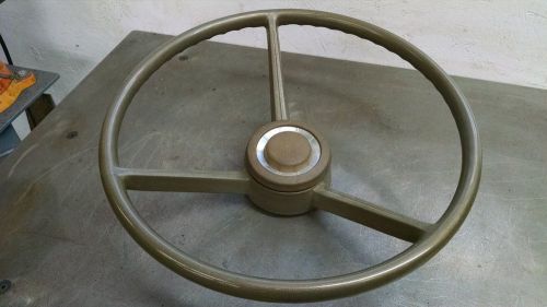 1970 mopar plymouth duster steering wheel tan