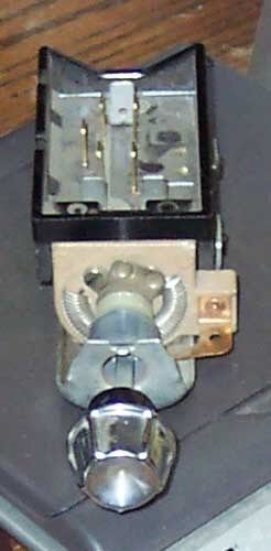 1962 chevrolet headlight  switch