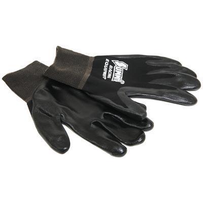 Summit racing gloves black nitrile rubber large pair