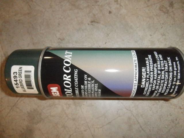 Sem color coat flexible coating spray 15493 bluebird green 12 oz m300
