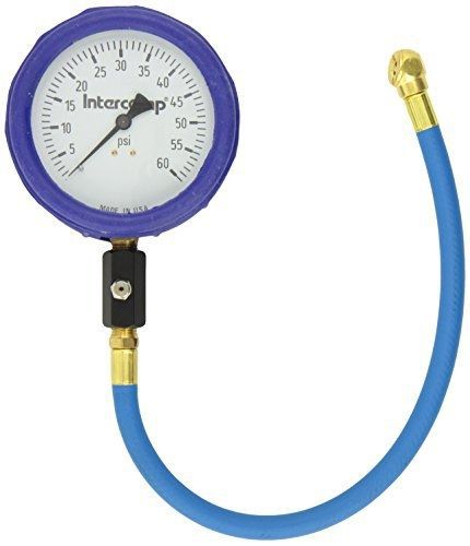 Intercomp (360060) 4&#034; 60 psi glow air pressure gauge