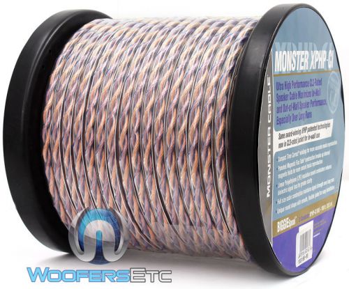 Monster cable xphp-ci biggie spool 100 feet home car audio speaker wire cord new