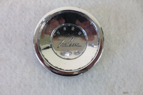 Ford falcon steering wheel horn button 1960&#039;s chrome cap emblem trim molding