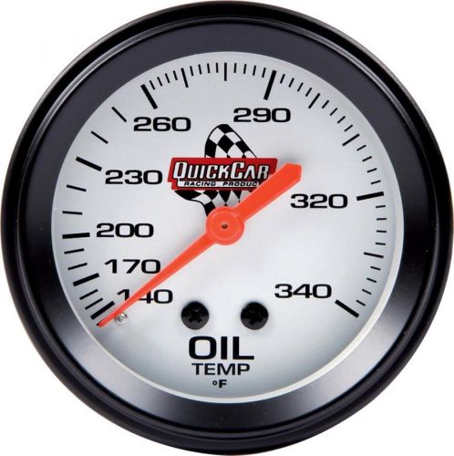 Quickcar racing products 611-6009 oil temp. gauge 2-5/8in