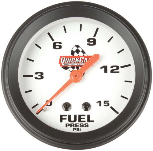 Quickcar racing products 611-6000 fuel pressure gauge 2-5/8in