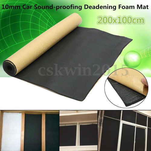 200x100cm 10mm car sound-proofing deadening insulation foam mat acoustic panel
