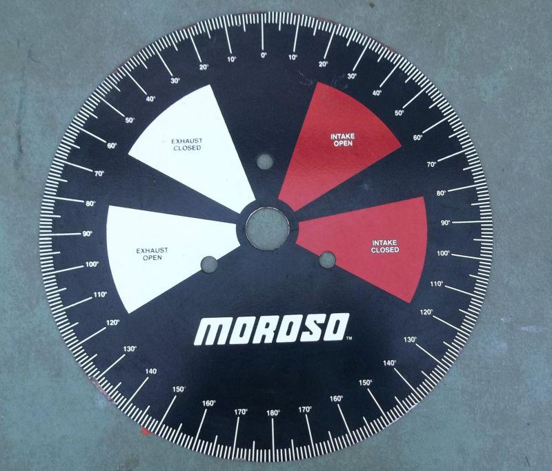 Moroso 62190 steel std degree wheel 11" diameter used good working condition !!!