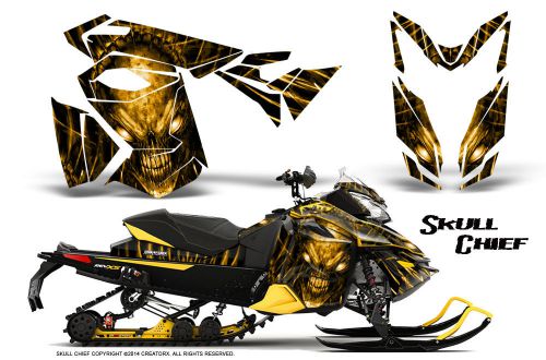 Ski-doo rev xr snowmobile sled creatorx graphics kit wrap scy