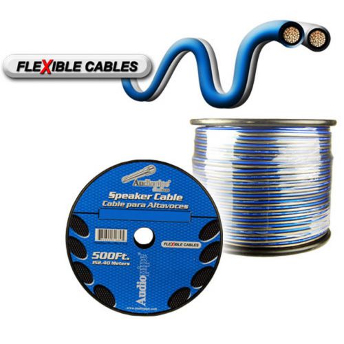 14 gauge flexible speaker cable 500ft audiopipe cable14bls500 wire