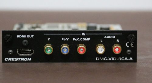Crestron dmc-vid-rca-a rca analog video input card .lot of 10