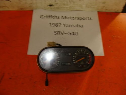 87 86 85 84 yamaha srv 540 speedometer gauge gauges tach speedo trip knob 2922mi