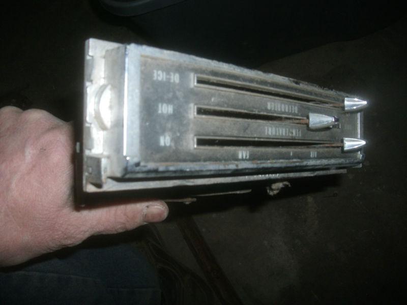 1965 chevrolet impala, belair heater defroster controls