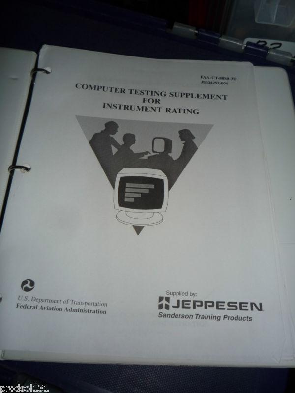 Avion jeppesen: computer testing supplement for instrument rating 2000