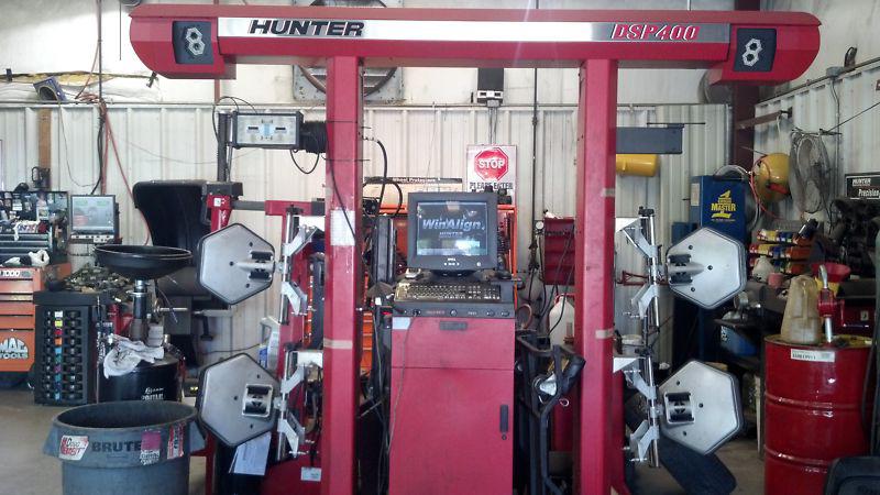 Hunter dsp400 alignment machine