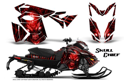 Ski-doo rev xr snowmobile sled creatorx graphics kit wrap scr