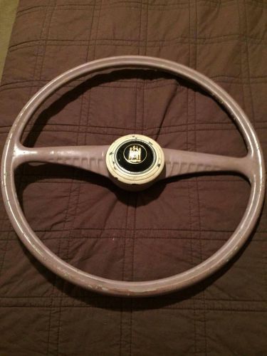 Vw bug oval split batwing steering wheel