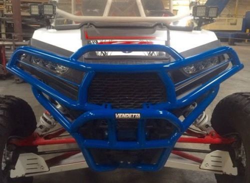 2016 2015 2014 polaris rzr xp 1000 &amp; turbo new viper front bumper in blue