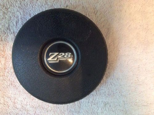 1977 1978 1979 camaro z28 oem black horn button with z28 emblem