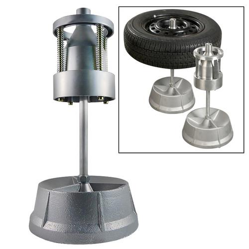 Pro portable hubs wheel balancer w/ bubble level heavy duty rim tire cars trucks