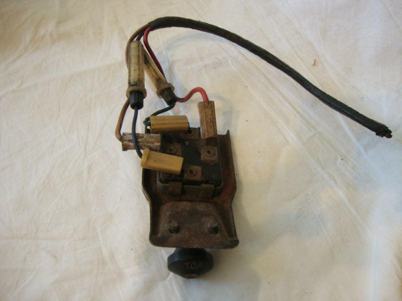 Used original corvette power top switch (under dash) 1956-1957 