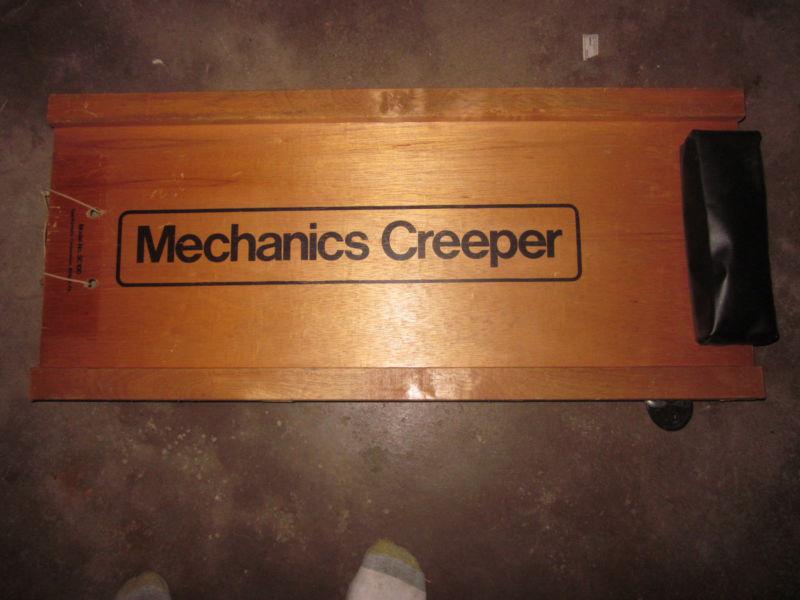 Mechanic's creeper - wood - local pick up only in des plaines, il