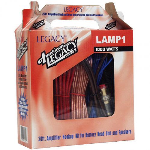 New legacy lamp1 1000 watt 8 gauge amplifier installation kit