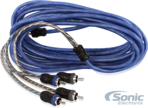 Nvx xiv23 3m (9.84 ft) 2-channel twisted hyper flex rca audio interconnect cable