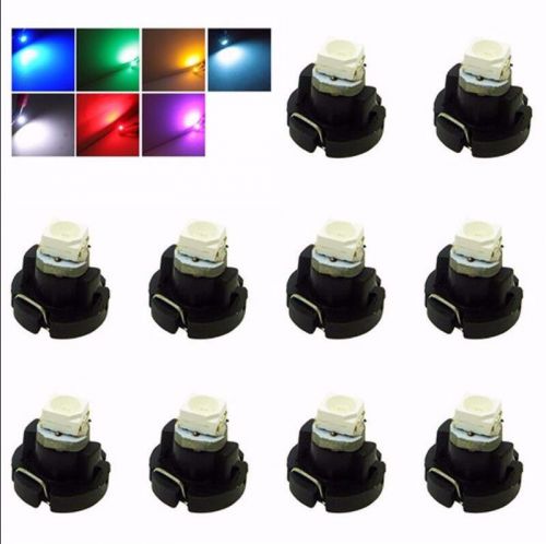 50x t4  ice blue t4.2 1210smd bulb cluster instrument dash climate led light