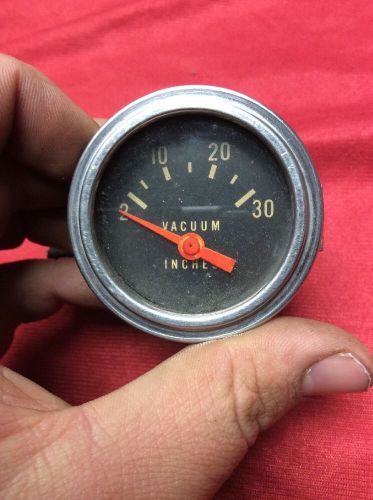 Vintage stewart warner vacuum inches gauge 2-1/4&#034; 826720