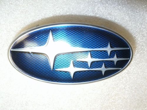 Subaru late model driver/steering airbag emblem 07-08-09-10-11-12-13-14-15 blue