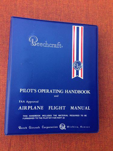 Beechcraft turbocharged baron 58tc and 58tca pilot's operating manual