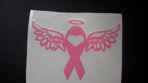 Breast cancer awareness vinyl decal,