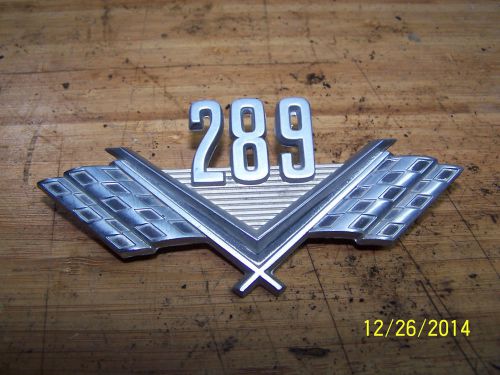 1966 ford front fender emblem - &#034;289&#034;