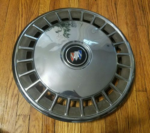 Rare oem 1995-96 buick century 14&#034; chrome hubcap wheel cover #2 gm p/n 10253655